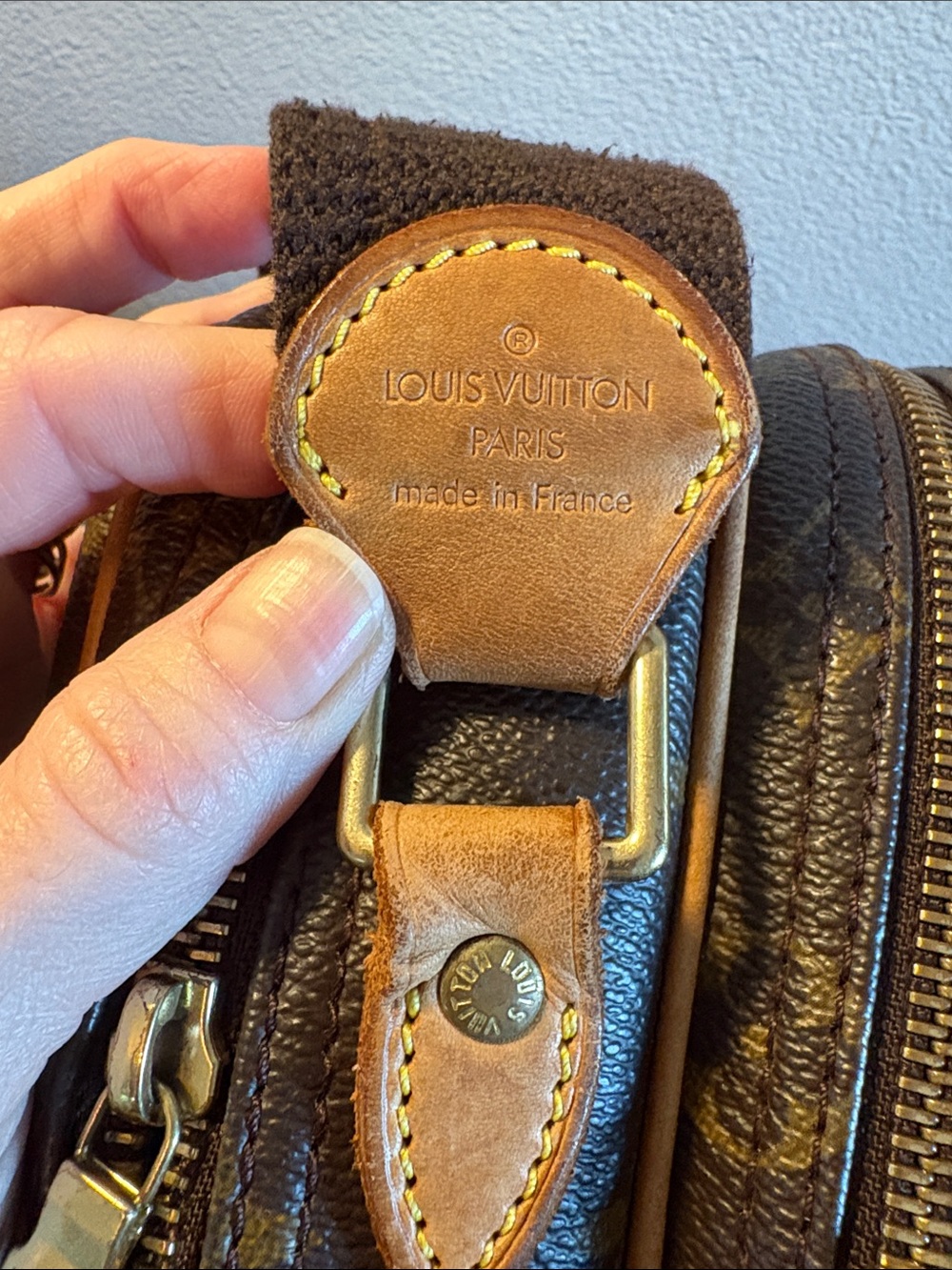 Louis Vuitton Monogram Canvas REPORTER Bag PLUS WALLET  in Brown and Tan EUC!! - Picture 11 of 17